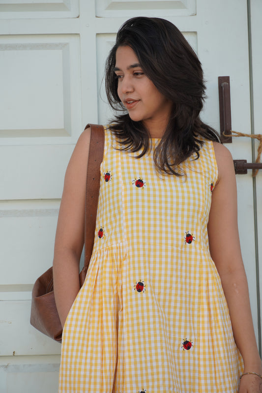 Sunny Ladybug Sundress
