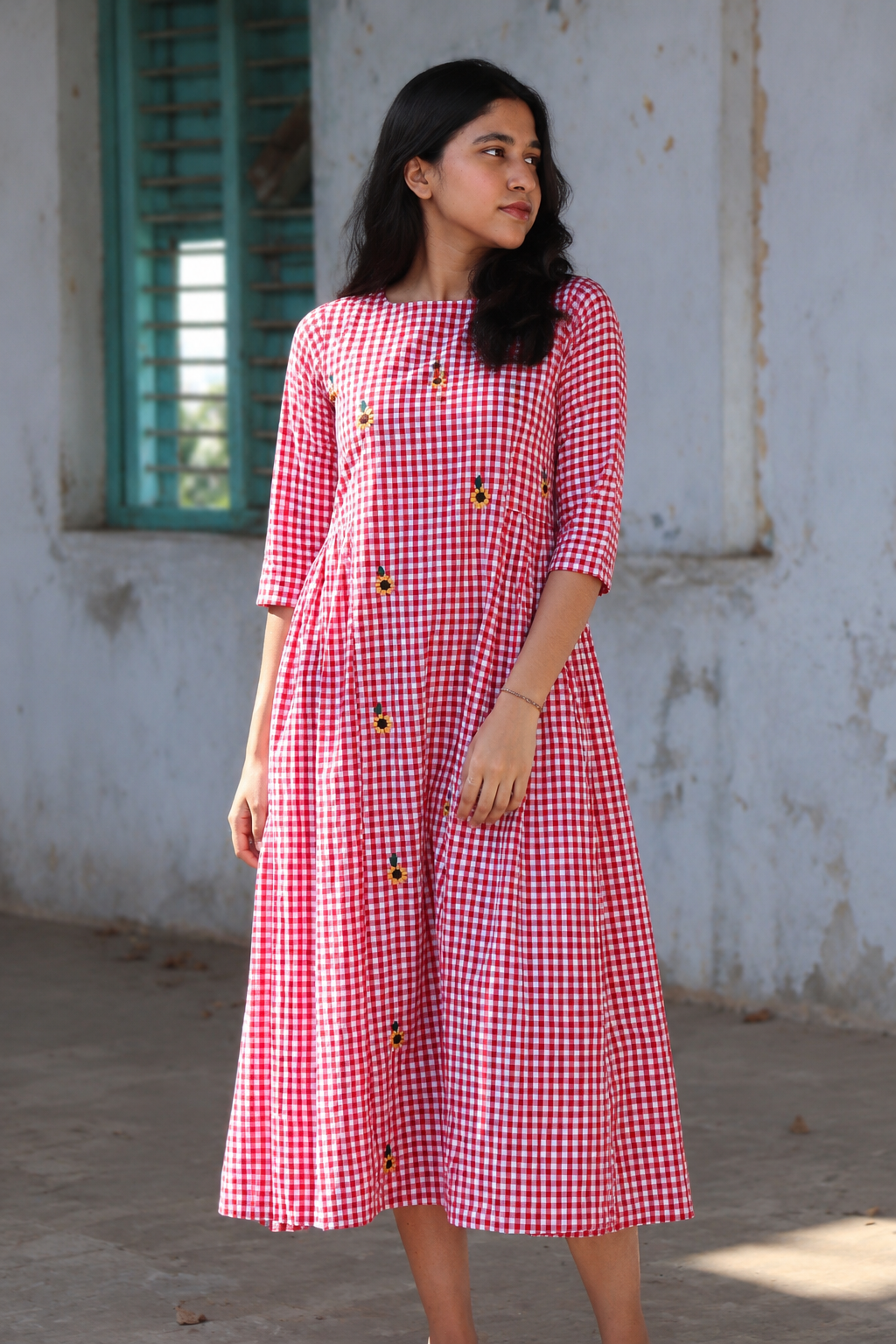Red Gingham Sundress