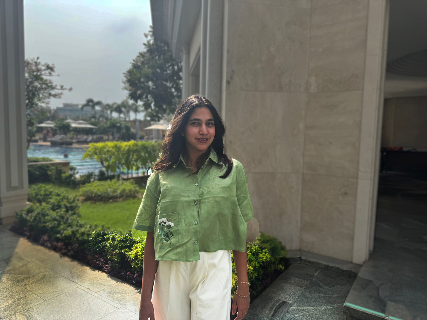 Meadow Mist Linen Shirt