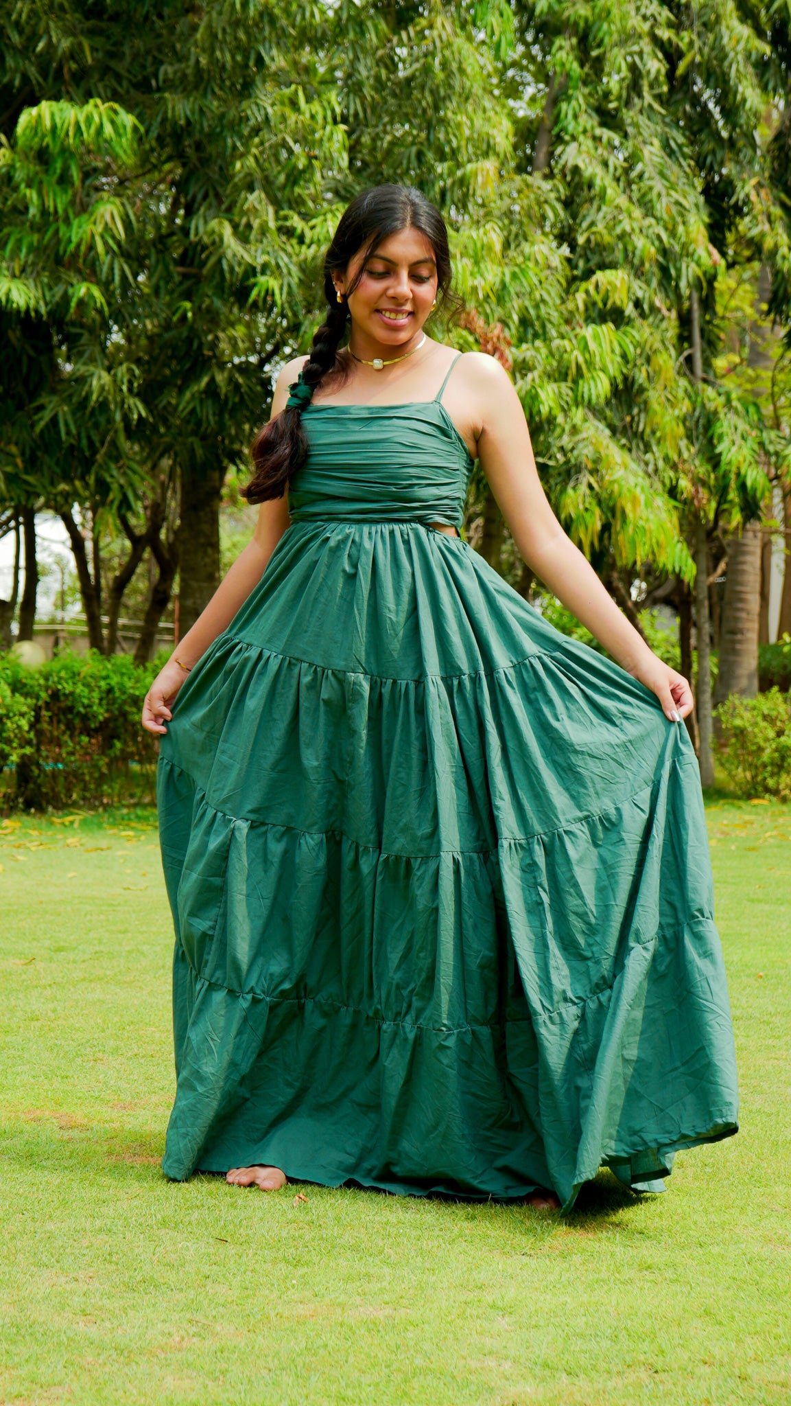 DREAMY GREEN DRESS