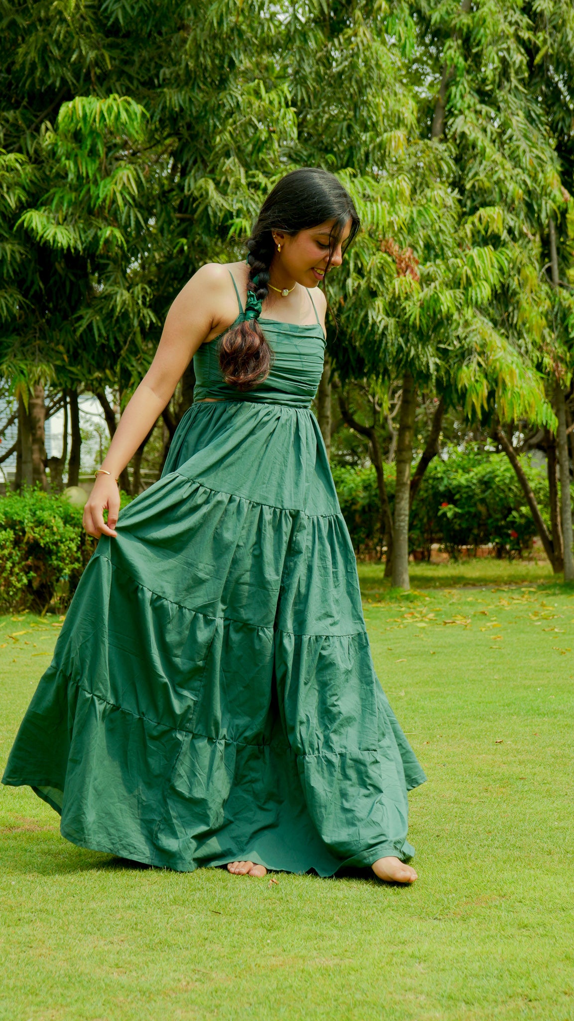 DREAMY GREEN DRESS