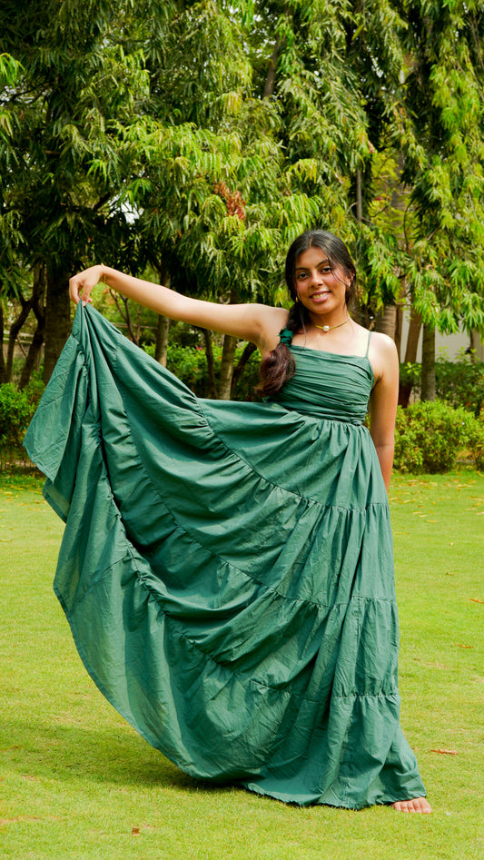 DREAMY GREEN DRESS