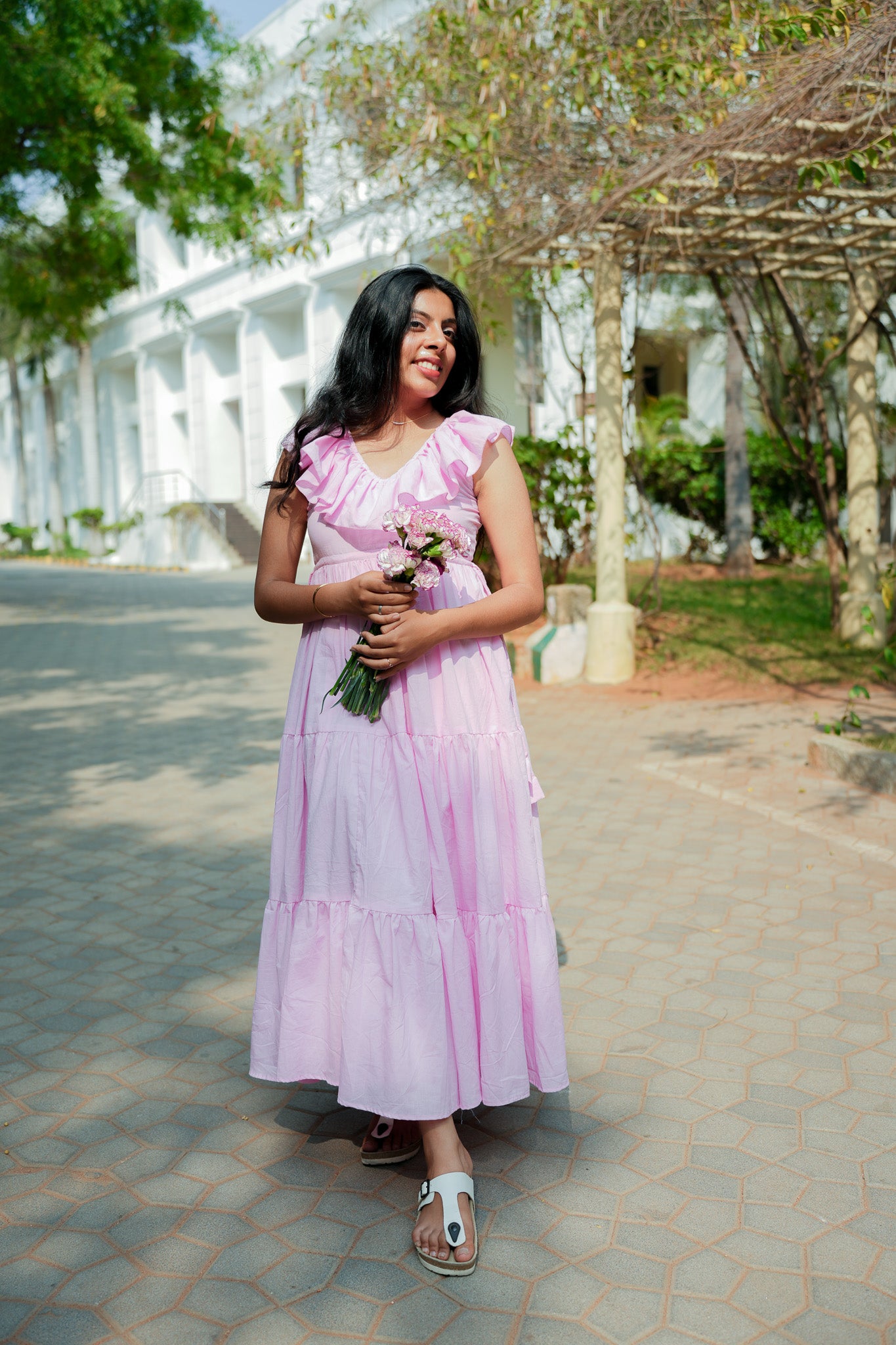 COTTON CANDY RUFFLE MAXI