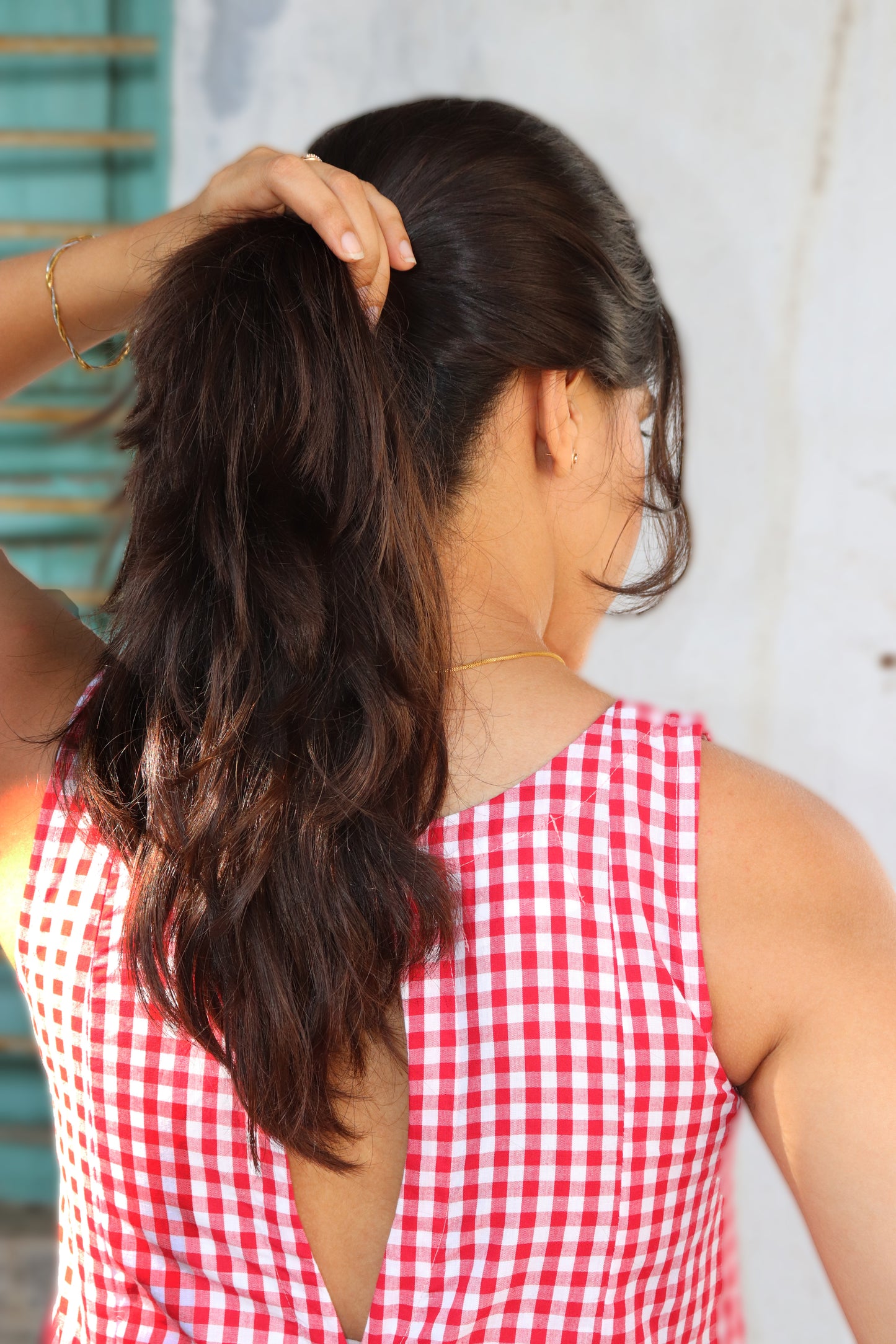Red Gingham Sundress