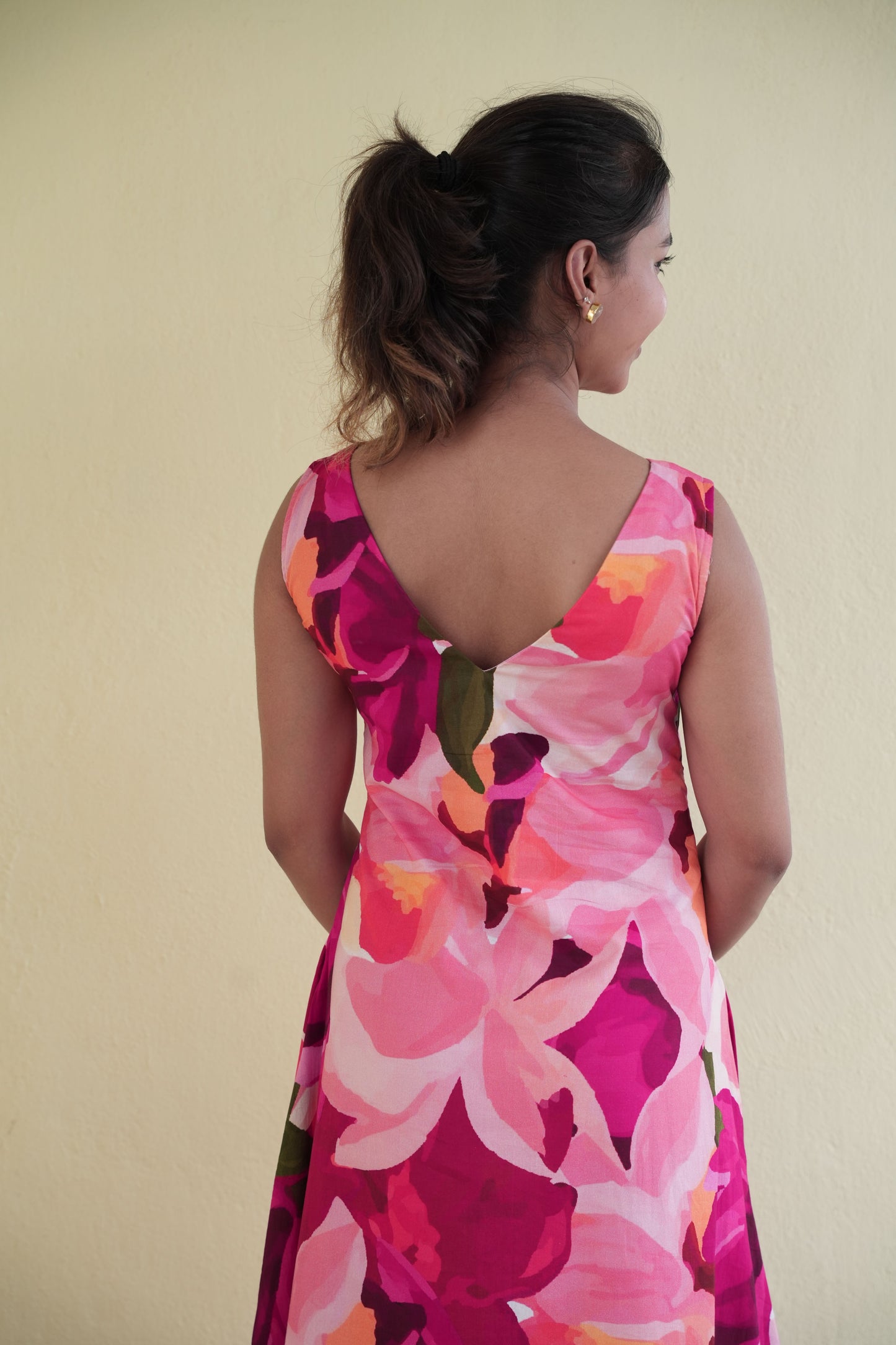pink dahlia-maxi