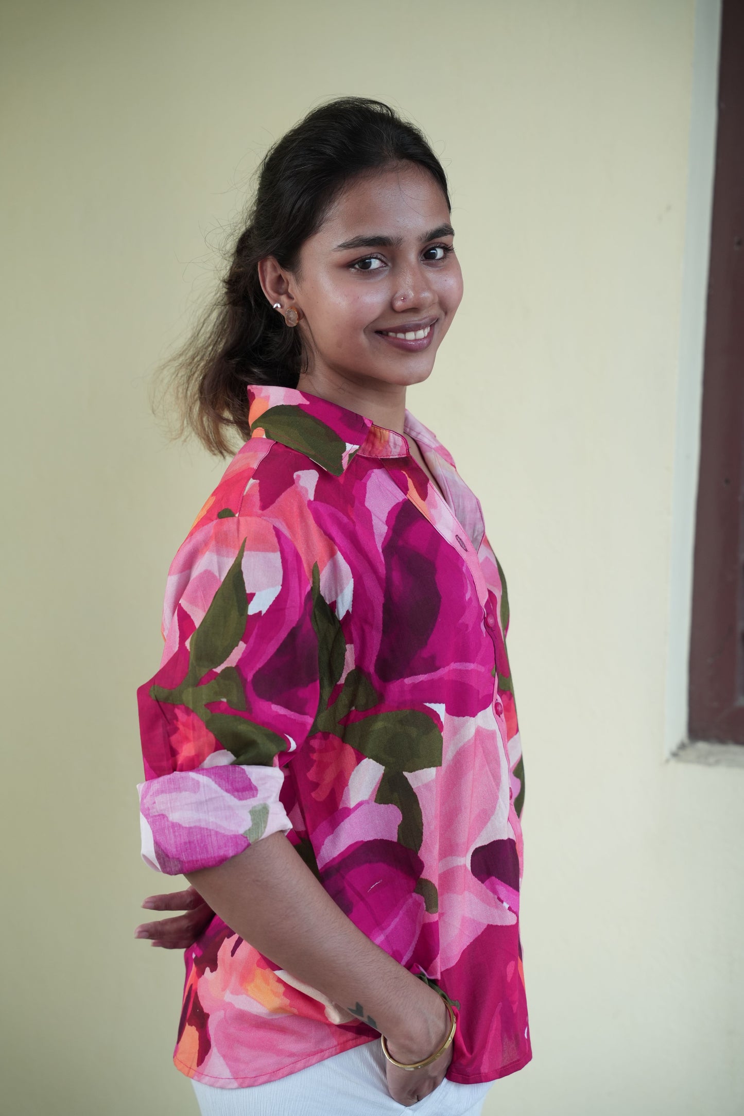 pink dahlia-shirt