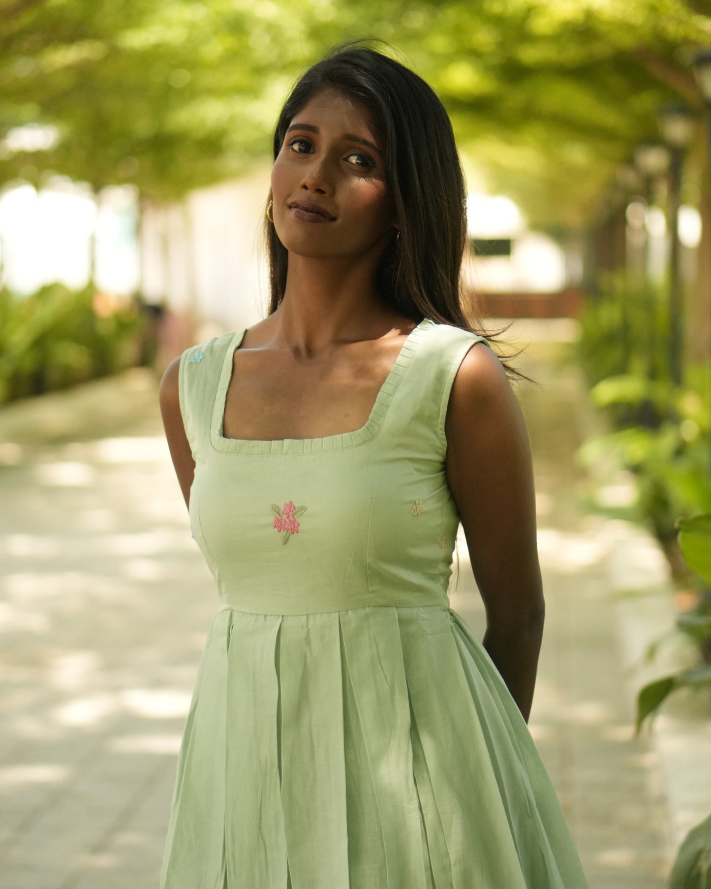Sage Bloom Dress
