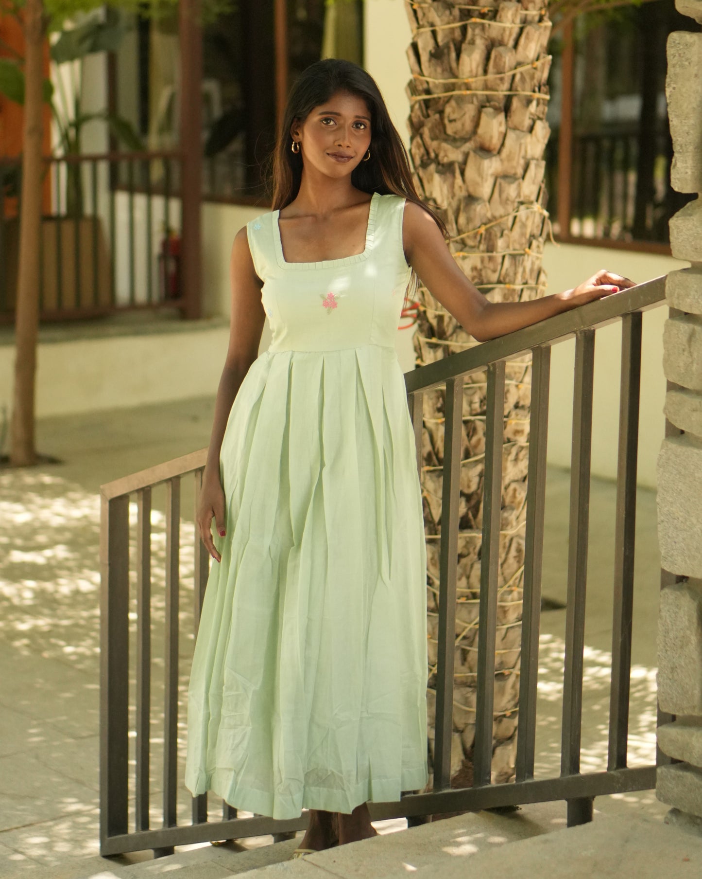 Sage Bloom Dress