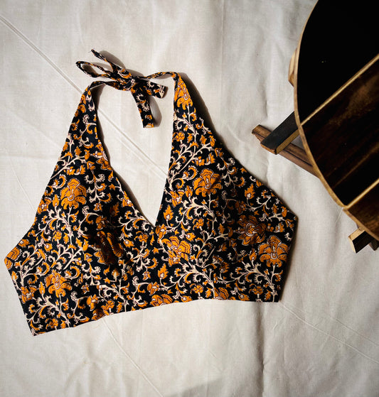 Boho tie top