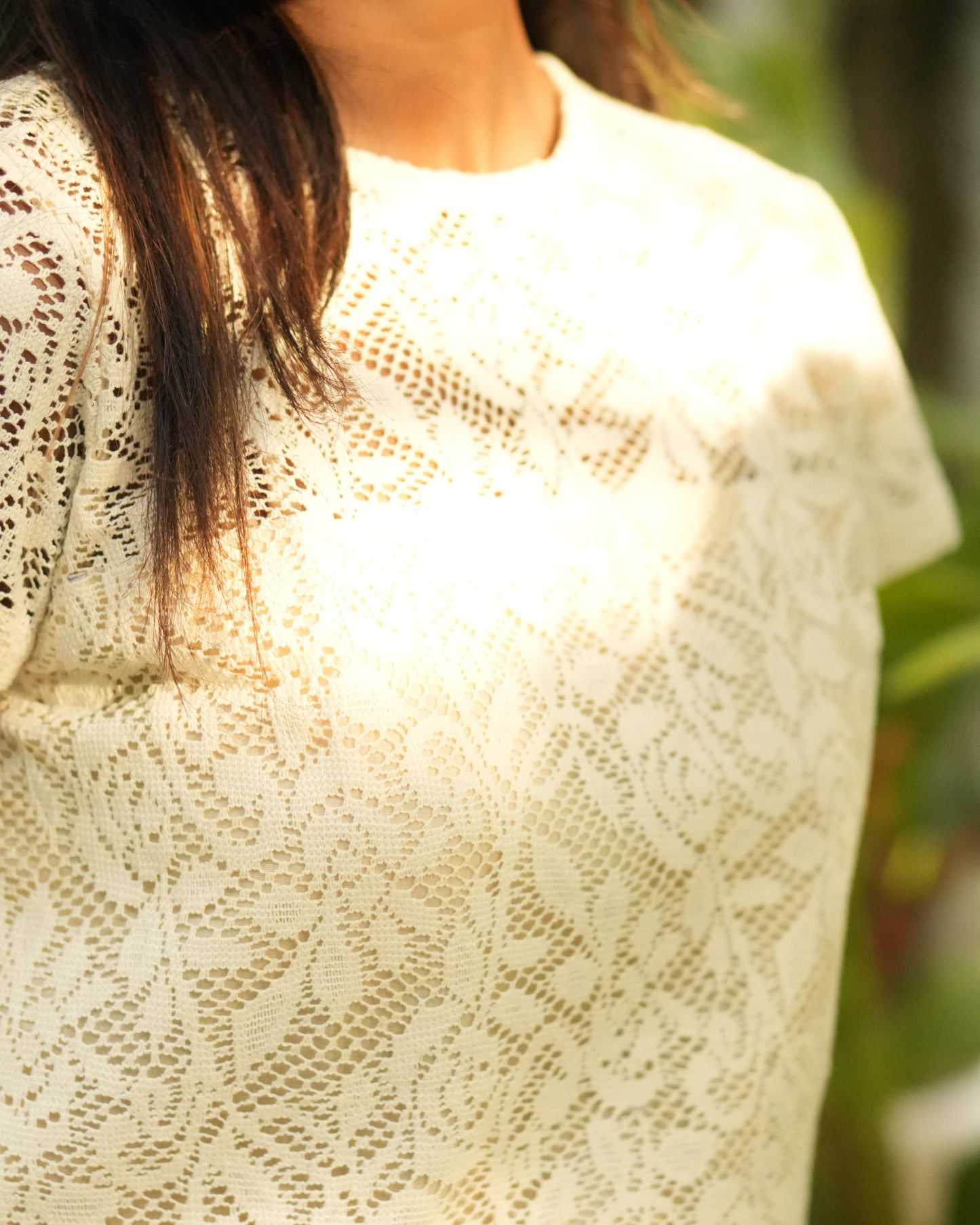 Ivory Lace Classic Top