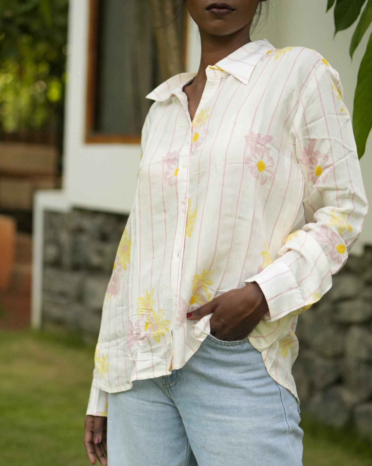 Butter Bloom Stripe Shirt