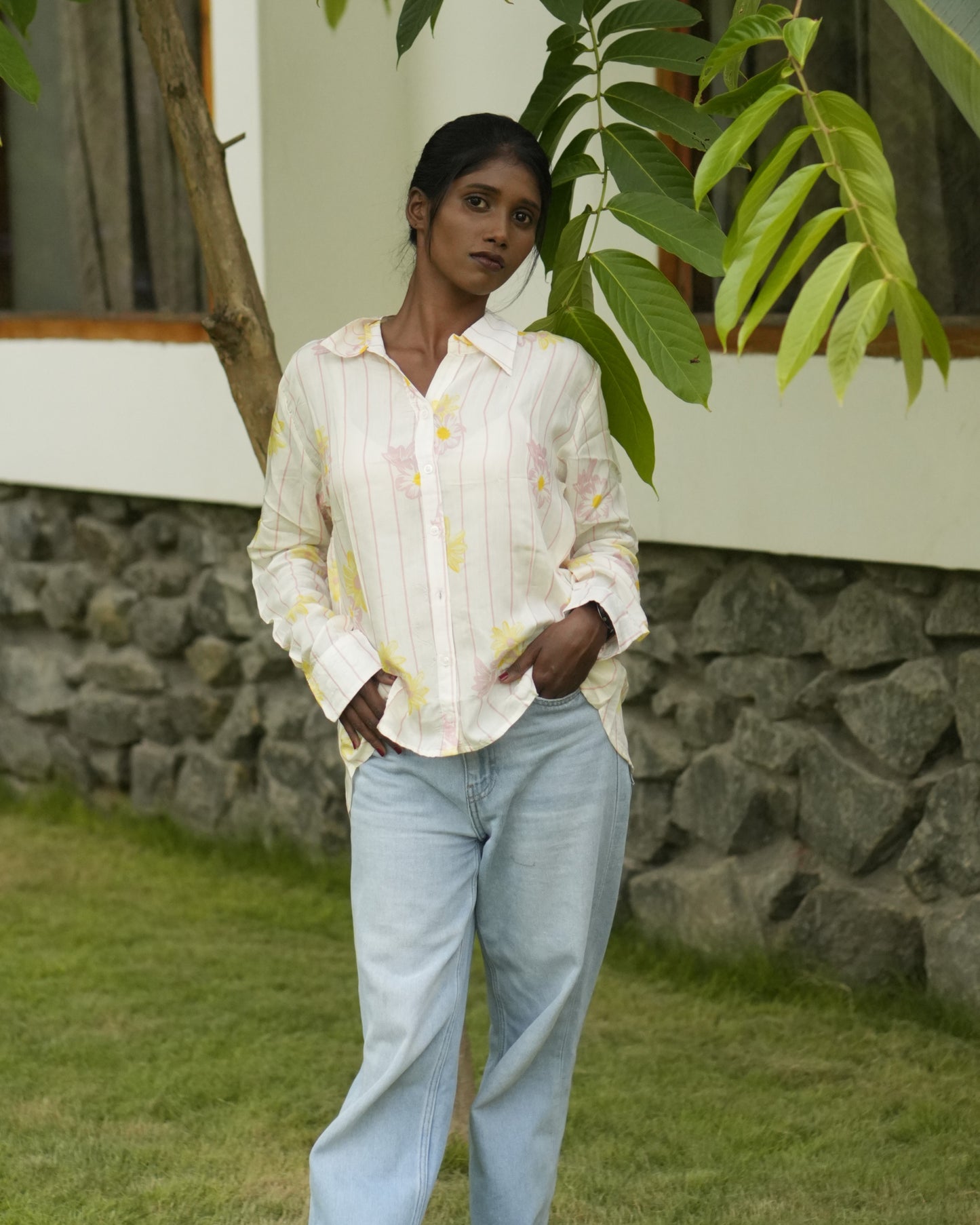 Butter Bloom Stripe Shirt