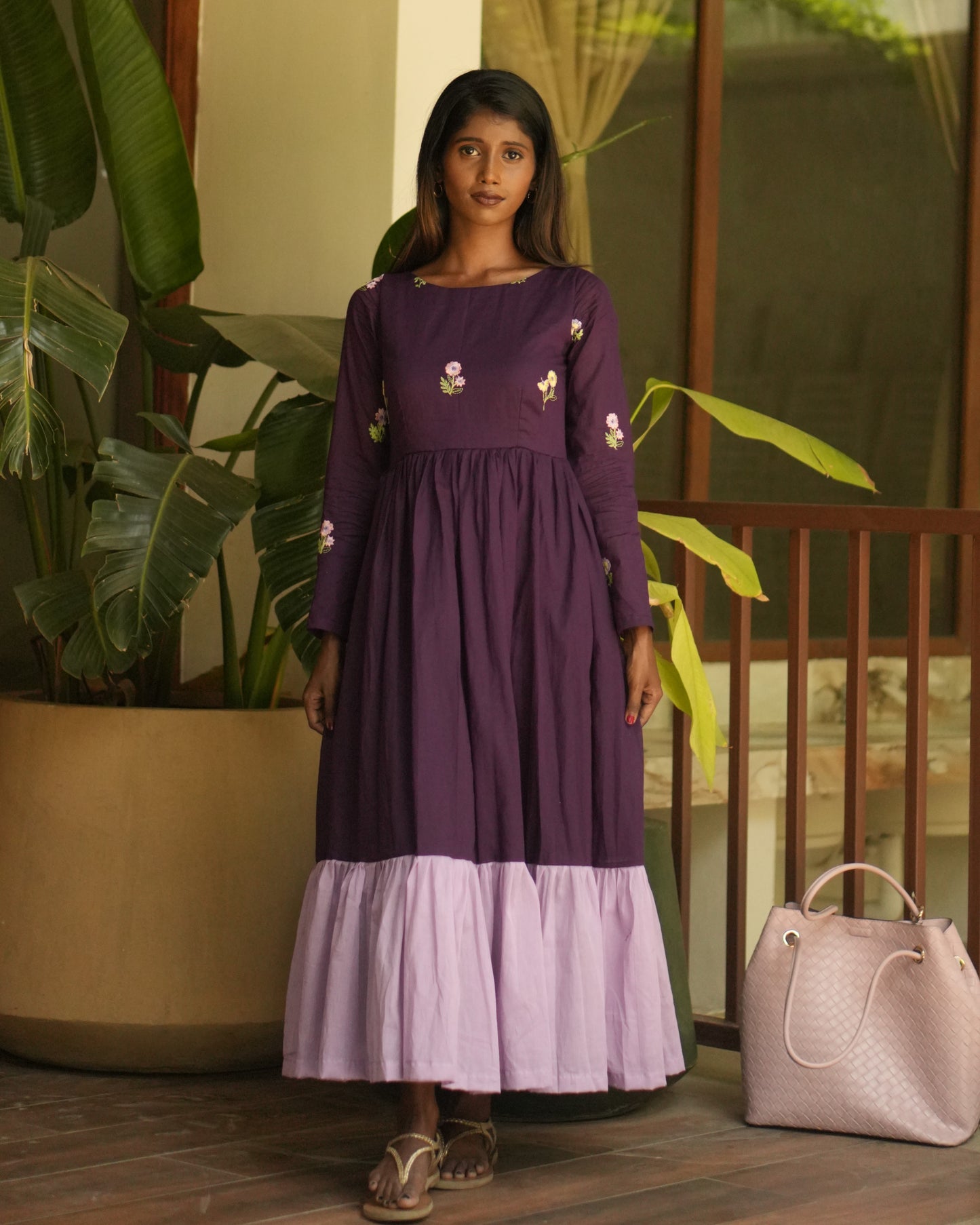 Plum Meadow Tiered Dress